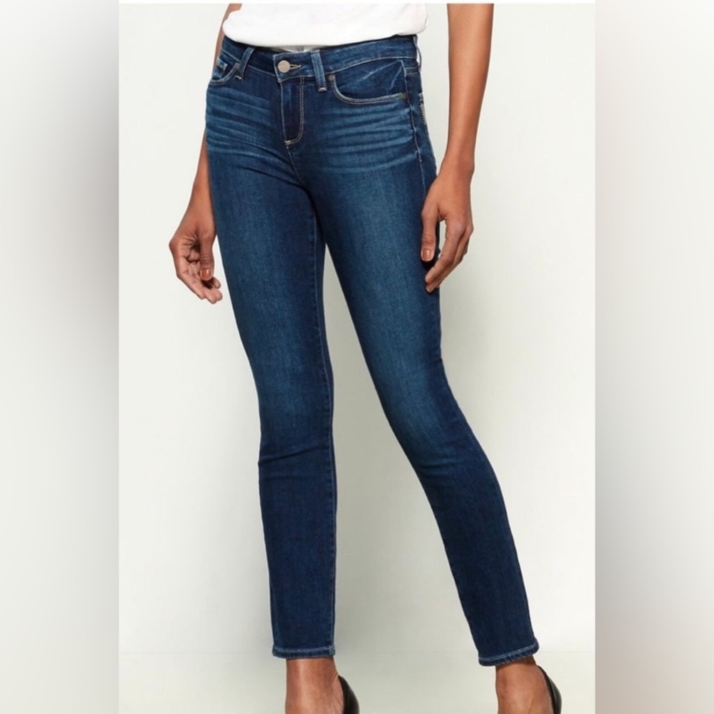 Paige Skyline Ankle Peg Jeans in “Dixie” wash